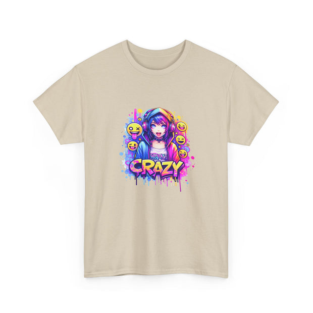 Graffiti Anime Girls Unisex Heavy Cotton Tee