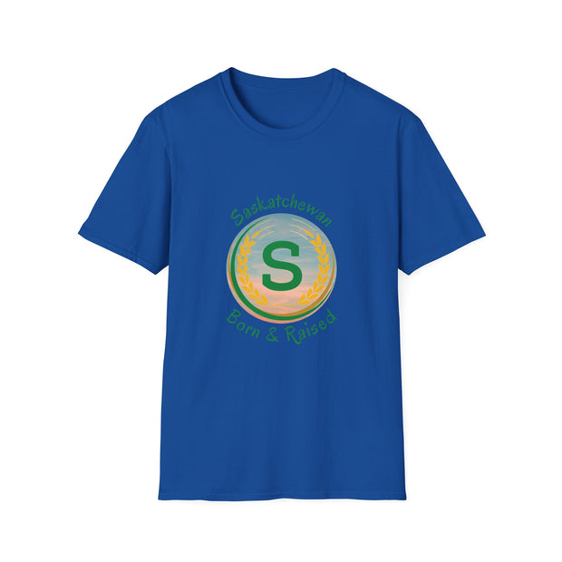 Saskatchewan Born & Raised Unisex Softstyle T-Shirt