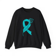 Teal Ribbon Unisex Heavy Blend™ Crewneck Sweatshirt