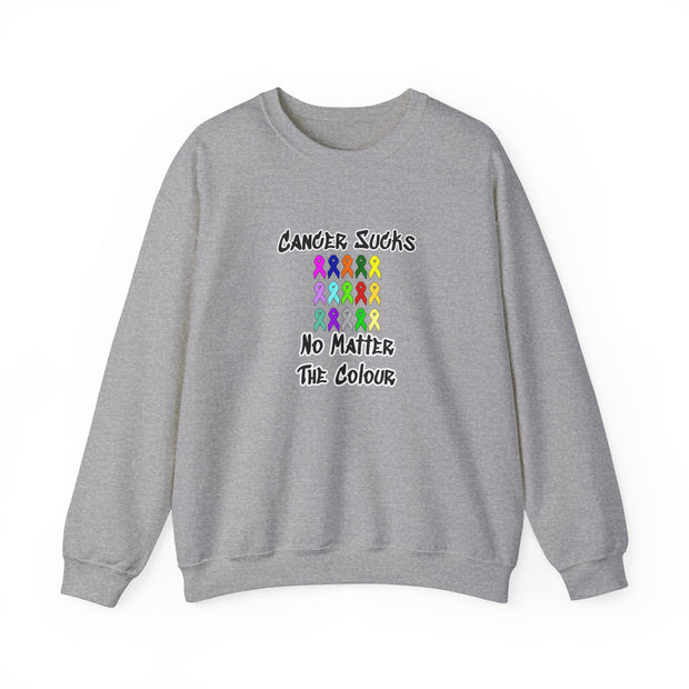 Cancer Sucks Unisex Heavy Blend™ Crewneck Sweatshirt