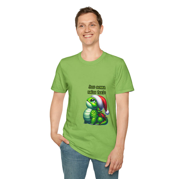 Christmas Dragon Unisex Softstyle T-Shirt
