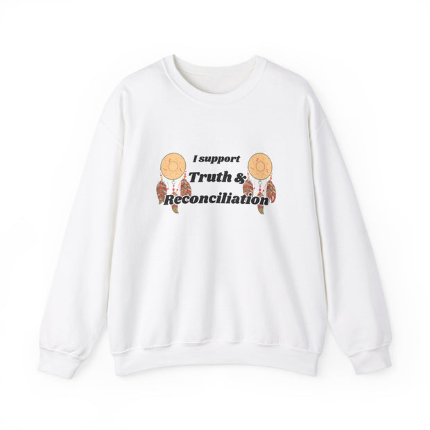 I Support Truth & Reconciliation Unisex Heavy Blend™ Crewneck Sweatshirt