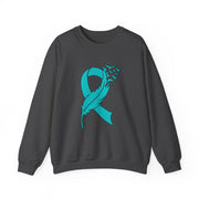 Teal Ribbon Unisex Heavy Blend™ Crewneck Sweatshirt