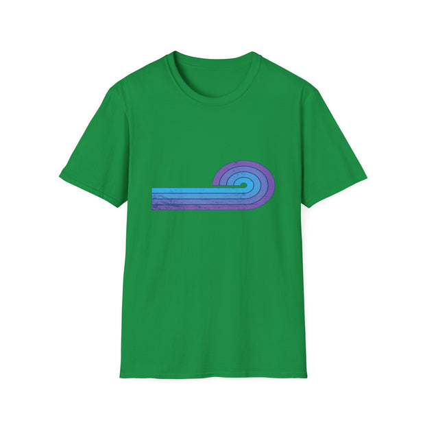 Semicircle Stripes Unisex Softstyle T-Shirt