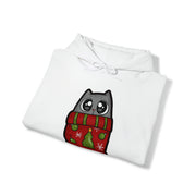 Christmas Cat Unisex Heavy Blend™ Hooded Sweatshirt