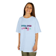 Cute Kids Soda Pop Cotton Tee , Kids Birthday Gift, Summer T-Shirt, Playful Graphic Tee, Party Outfit