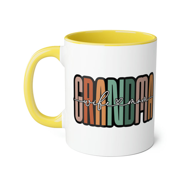 Grandma Accent Mugs, 11oz