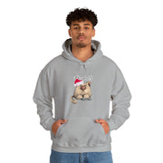 Christmas cat Unisex Heavy Blend™ Hooded Sweatshirt