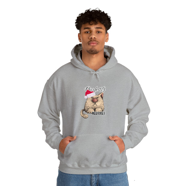 Christmas cat Unisex Heavy Blend™ Hooded Sweatshirt