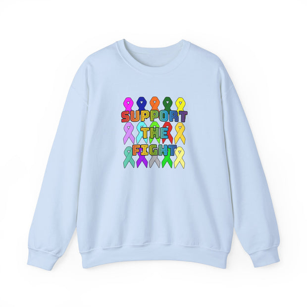 Support the Fight Unisex Heavy Blend™ Crewneck Sweatshirt