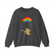Winnie the Pooh Raining Pride Unisex Heavy Blend™ Crewneck Sweatshirt