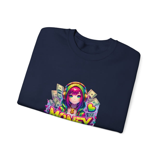 Graffiti Anime Girls Unisex Heavy Blend™ Crewneck Sweatshirt