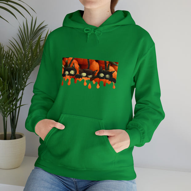 Pumpkin cats Unisex Heavy Blend™ Hooded Sweatshirt