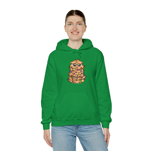 Christmas cat Unisex Heavy Blend™ Hooded Sweatshirt