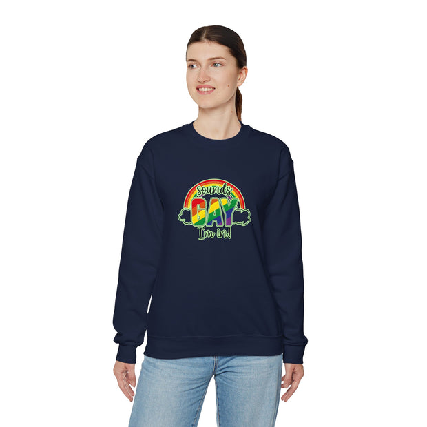 Sounds Gay Unisex Heavy Blend™ Crewneck Sweatshirt