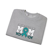 Teal for Mom Unisex Heavy Blend™ Crewneck Sweatshirt