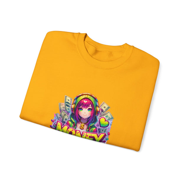 Graffiti Anime Girls Unisex Heavy Blend™ Crewneck Sweatshirt