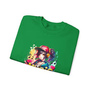 Graffiti Anime Girls Unisex Heavy Blend™ Crewneck Sweatshirt