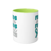 Friends Support Accent Mugs, 11oz