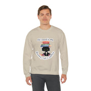Books, Cat & Coffee Unisex Heavy Blend™ Crewneck Sweatshirt