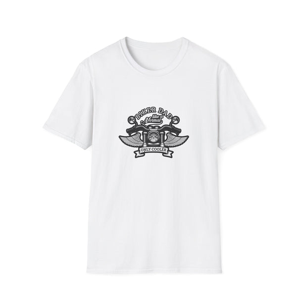 Biker Dad Unisex Softstyle T-Shirt