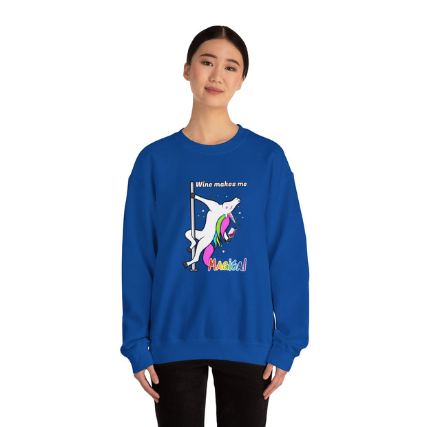 Unicorn Wine Unisex Heavy Blend™ Crewneck Sweatshirt