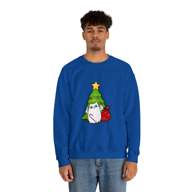 Christmas cat Unisex Heavy Blend™ Crewneck Sweatshirt