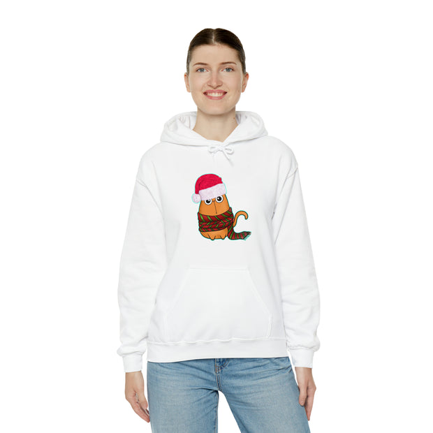Christmas cat Unisex Heavy Blend™ Hooded Sweatshirt