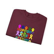 Support the Fight Unisex Heavy Blend™ Crewneck Sweatshirt