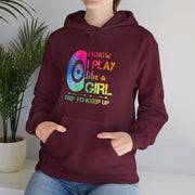 I Know I Play Like A Girl Unisex Heavy Blend™ Hooded Sweatshirt