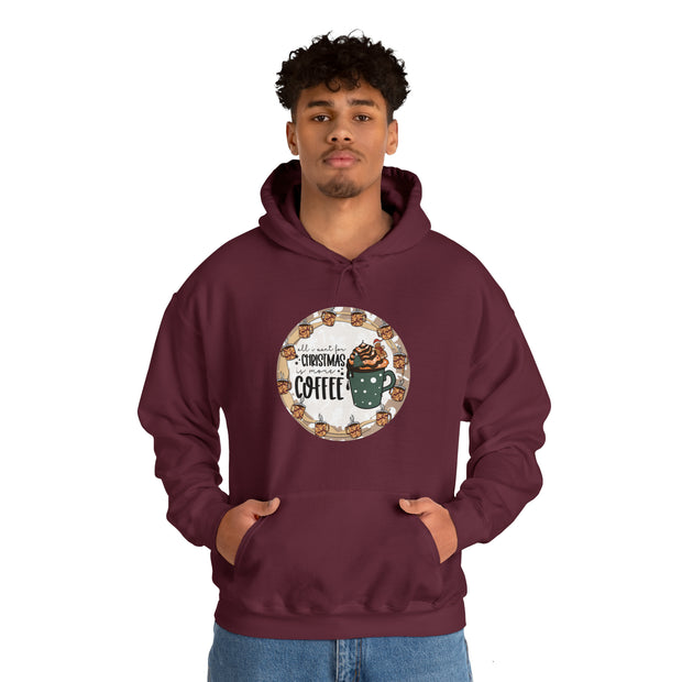 Christmas Coffee Unisex Heavy Blend™ Hooded Sweatshirt
