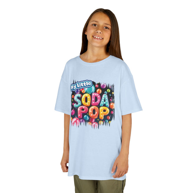 Kids Soda Pop Tee, Fun T-Shirt, Cute Apparel for Kids, Gift for Birthdays, Playdate Outfit, Colorful Kidswear
