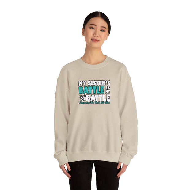 My Sister’s Battle Unisex Heavy Blend™ Crewneck Sweatshirt