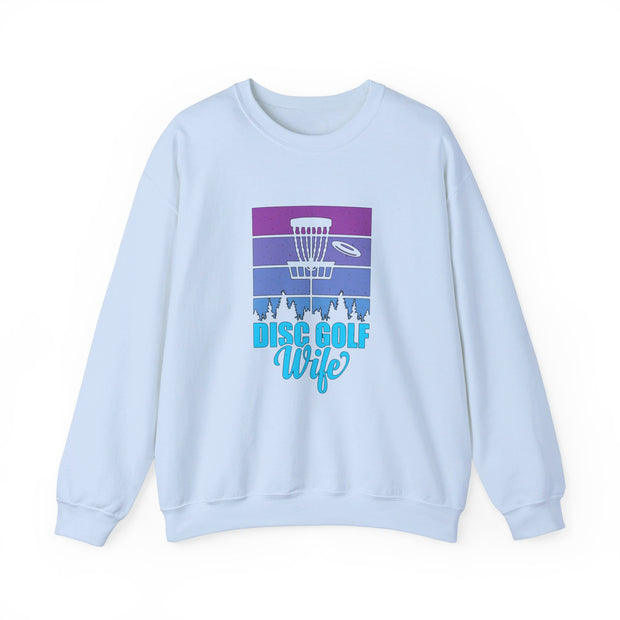 Disc Golf Wife Unisex Heavy Blend™ Crewneck Sweatshirt