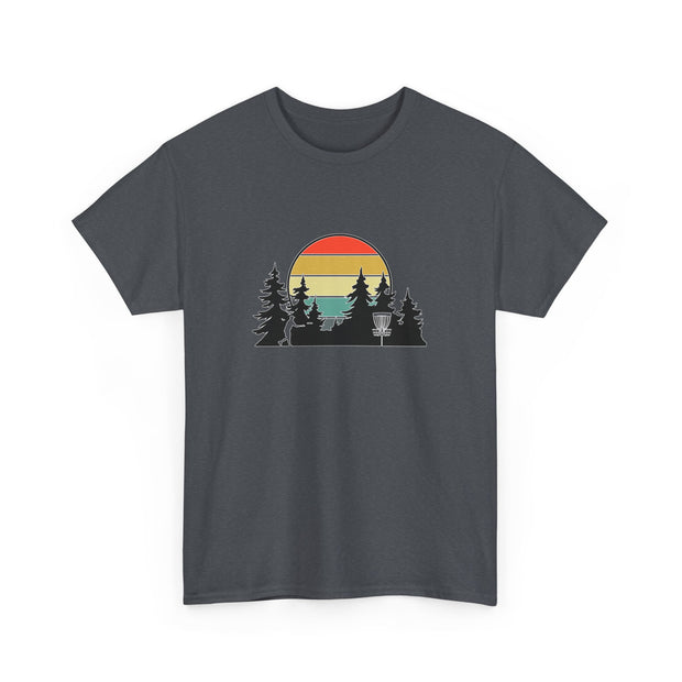 Retro Disc Golf Unisex Heavy Cotton Tee
