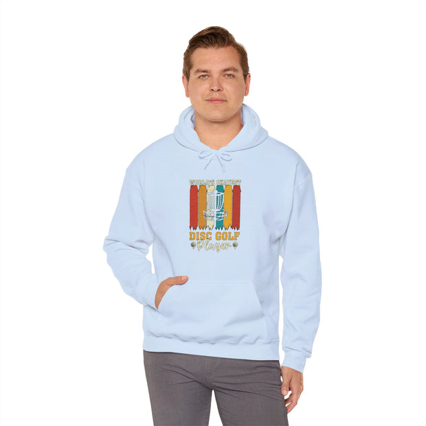 World’s Okayest Disc Golf Player Unisex Heavy Blend™ Hooded Sweatshirt