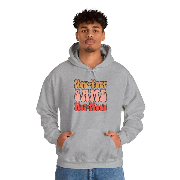 Same Hot Mess Unisex Heavy Blend™ Hooded Sweatshirt