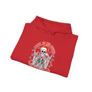 Festive Skeleton Unisex Heavy Blend™ Hooded Sweatshirt