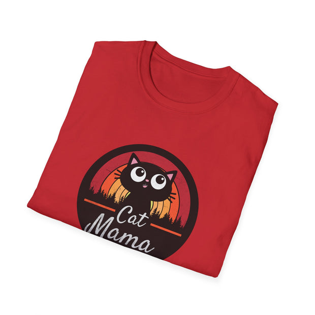 Cat Mama Unisex Softstyle T-Shirt