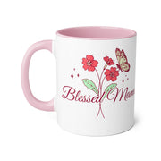 Blessed Mama Accent Mugs, 11oz