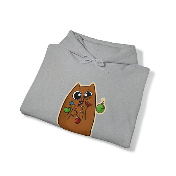 Christmas Cat Unisex Heavy Blend™ Hooded Sweatshirt