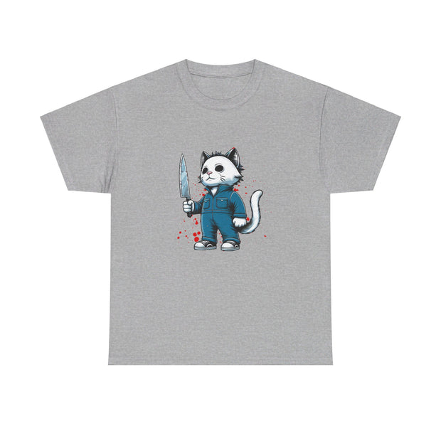 Horror Movie Cats Unisex Heavy Cotton Tee