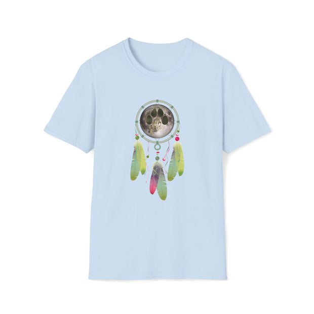 Wolf Dream catcher Unisex Softstyle T-Shirt