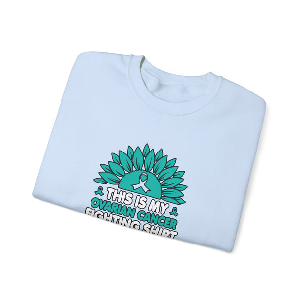 Ovarian Cancer Fighting Unisex Heavy Blend™ Crewneck Sweatshirt