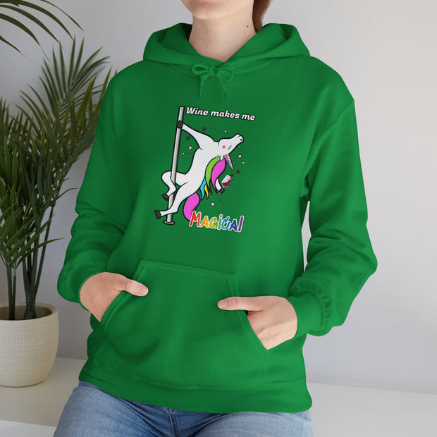 Unicorn Wine Unisex Heavy Blend™ Hooded Sweatshirt