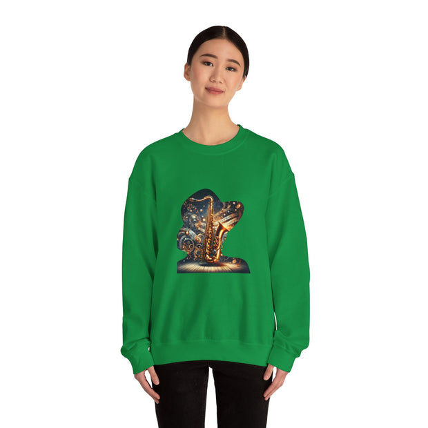 Saxophone Unisex Heavy Blend™ Crewneck Sweatshirt