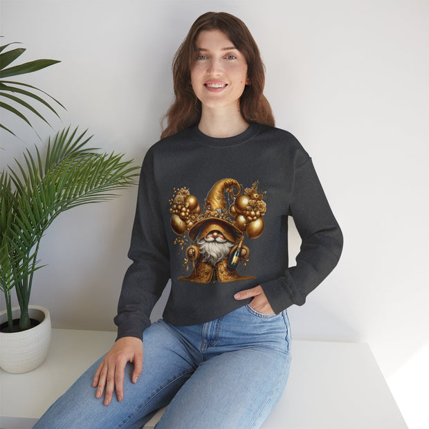 New Year Gnome Unisex Heavy Blend™ Crewneck Sweatshirt
