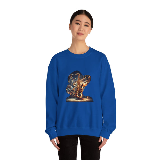 Saxophone Unisex Heavy Blend™ Crewneck Sweatshirt