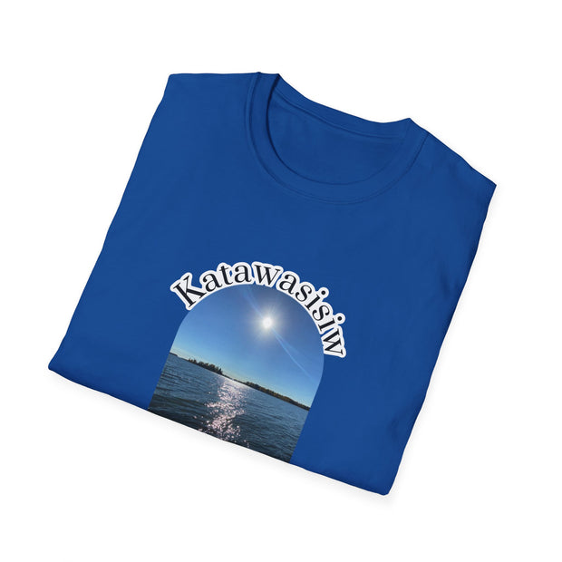 Cree Saskatchewan Skies Unisex Softstyle T-Shirt