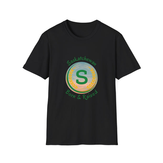 Saskatchewan Born & Raised Unisex Softstyle T-Shirt